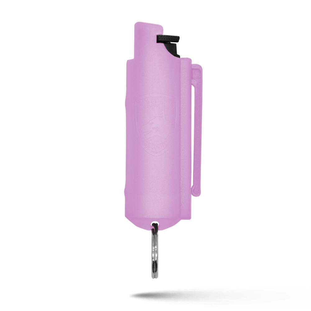 Non Lethal Defense Guard Dog Security 4.50" 1/2 OZ SPRAY UV ASST COLOR HARD CS LILAC • Model: 4.50"